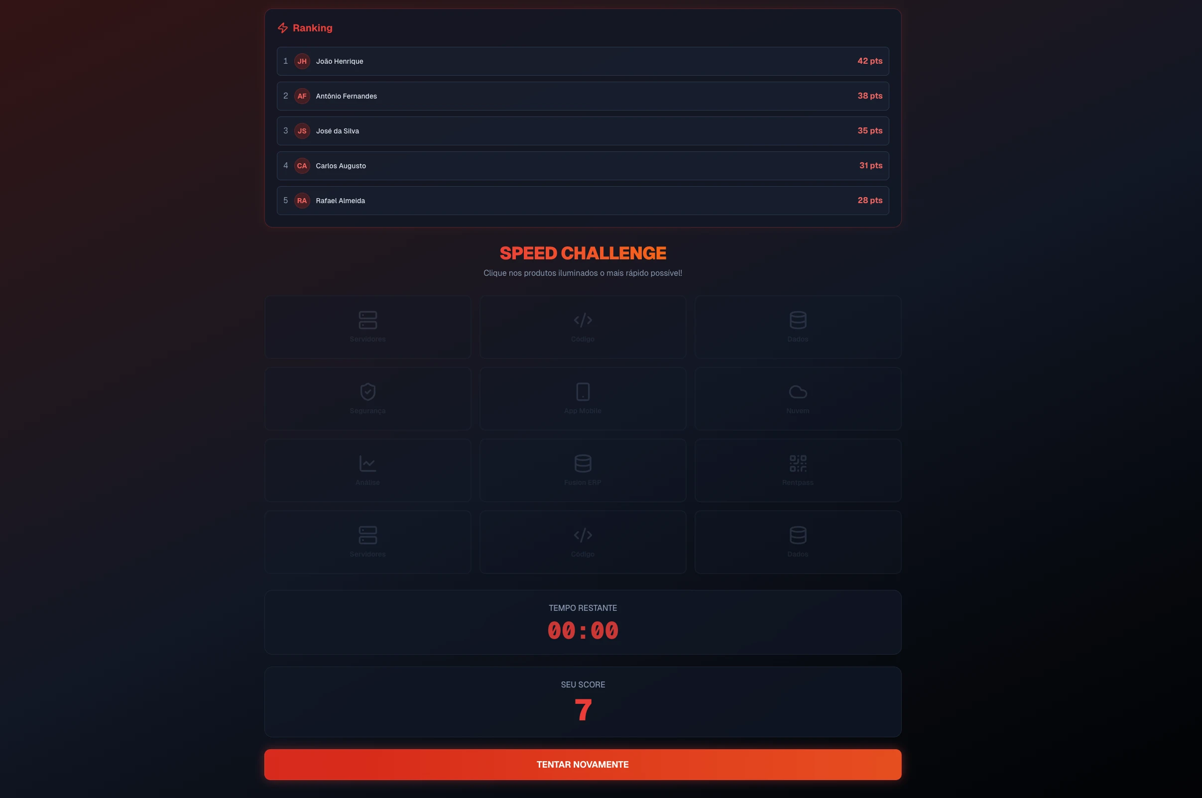 Ativação Speed Challange